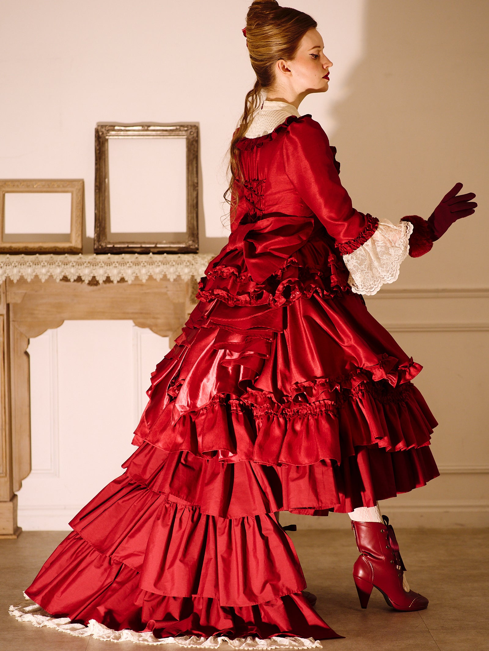 ヴィクトリアンジュビリーオーバースカート - Victorian maiden
