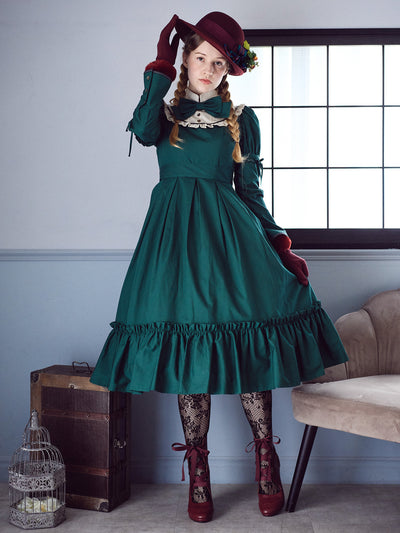 Victorian maiden/Ladyマロリーロングドレス